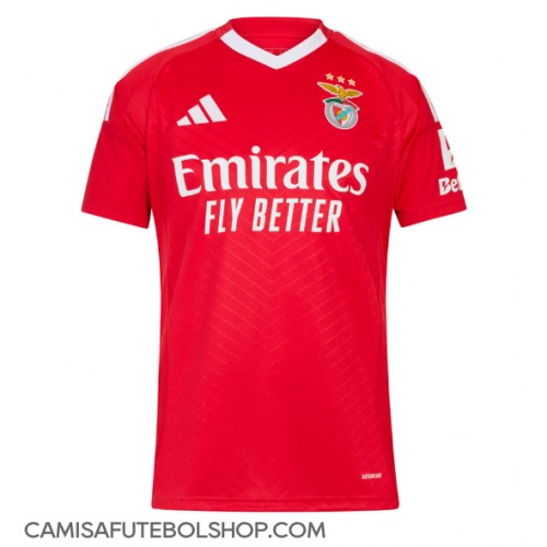 Camisa de time de futebol Benfica Replicas 1º Equipamento 2024-25 Manga Curta